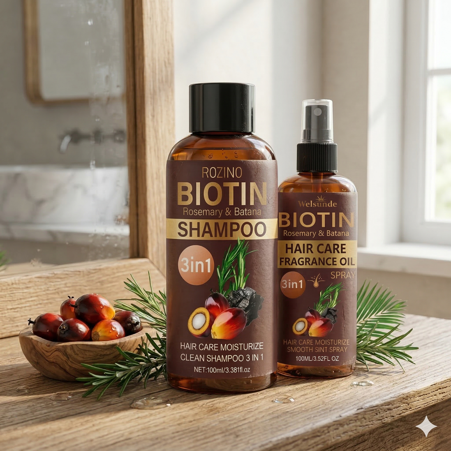 3-in-1 Rosemary Hair Spray